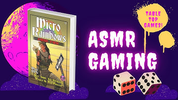 ASMR Solo Roleplaying Game (dice rolling, writing, whispering)