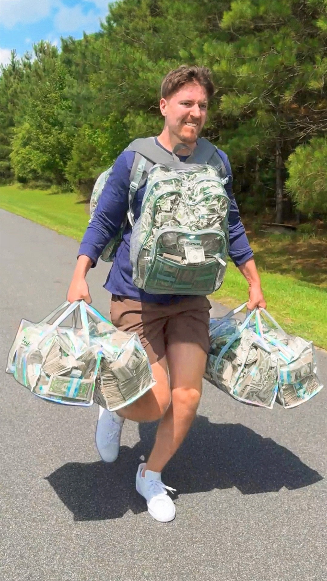 Sprinting with More and More Money