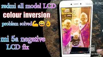 Mi mobiles negative screen problem fix | redmi mobile negativi display problem solved 💪😄👌💪😄👌|Mr. SSM