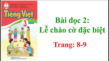 BÀI ĐỌC 2 LỄ CHÀO CỜ ĐẶC BIỆT TRANG 8-9 TIẾNG VIỆT LỚP 3 SÁCH CÁNH DIỀU.