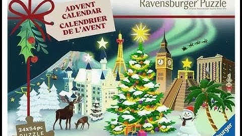 Ravensburger 2025 Puzzle Advent Calendar Intro and Day 1