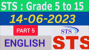 Intermediate Category Test 05 to 15  on 14/06/2023 part 5 #IBA #STS #today sts test