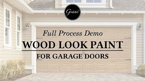 Giani Wood Look for Garage Doors: Full Demo
