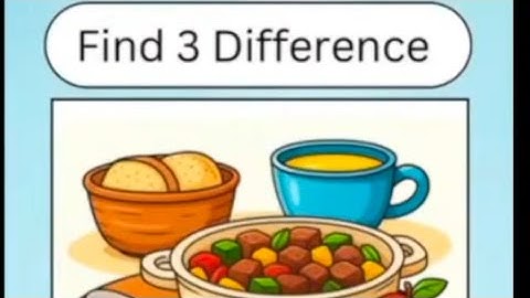SPOT THE DIFFERENCE: FIND 3 DIFFERENCES #spotthedifference #DIFFERENCE #braingame