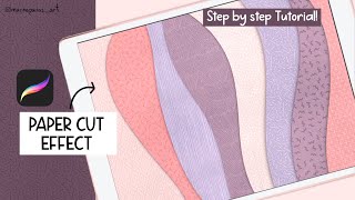 Paper cut effect