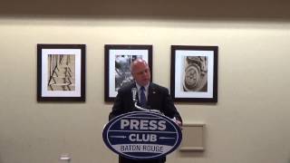 Mayor Landrieu addresses Baton Rouge Press Club