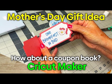 Coupon Book – DIY Cricut Tutorial