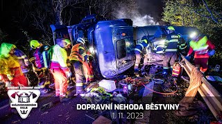 1. 11. 2023 - Dopravní nehoda Běstviny