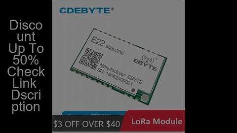 SX1262 LoRa Module High-Precision TCXO CDEBYTE E22-900M30S 915MHz 30dBm Transceiver Transmitter and