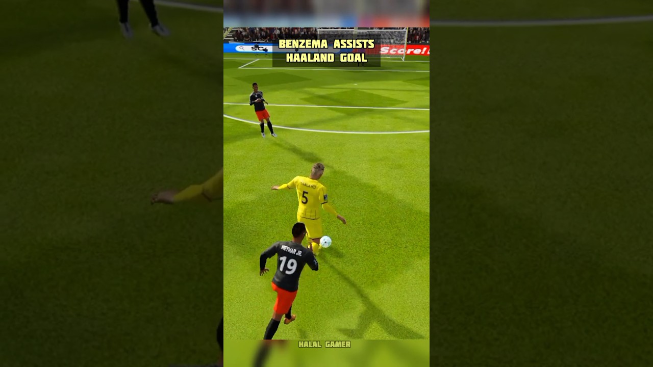 Benzema Assists Haaland Goal in dls23 