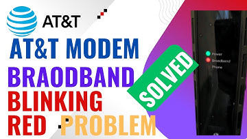 ATT Broadband Blinking Red / Solid Red - Fix in few Steps | ATT Blinking Red