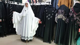 Abaya Designs #189 - 3 Pieces White Beauty Abaya Design