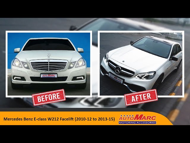 Mercedes Benz E Class W212 Facelift 10 12 To 13 15 Youtube