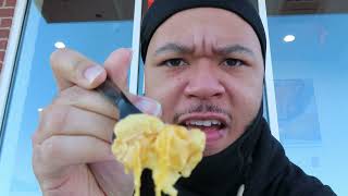 Trying popeyes Mac and cheese