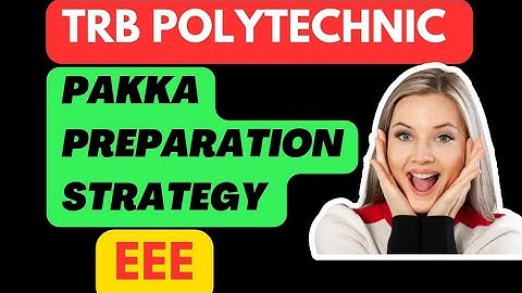 TRB POLYTECHNIC EEE PREPARATION STRATEGY TAMIL | TRB POLYTECHNIC NOTIFICATION 2026 | ONLINE CLASSES