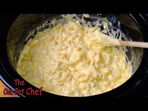 Slow Cooker Macaroni and Cheese | One Pot Chef