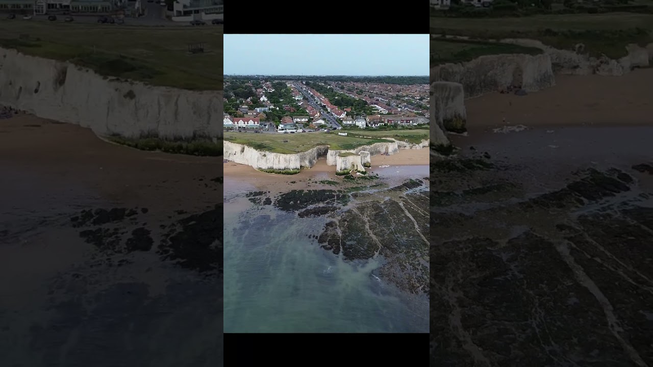 Botany Bay Beach, Broadstairs, Kent in 4K  DJI Mini 3 #shorts #djimini3 #uk