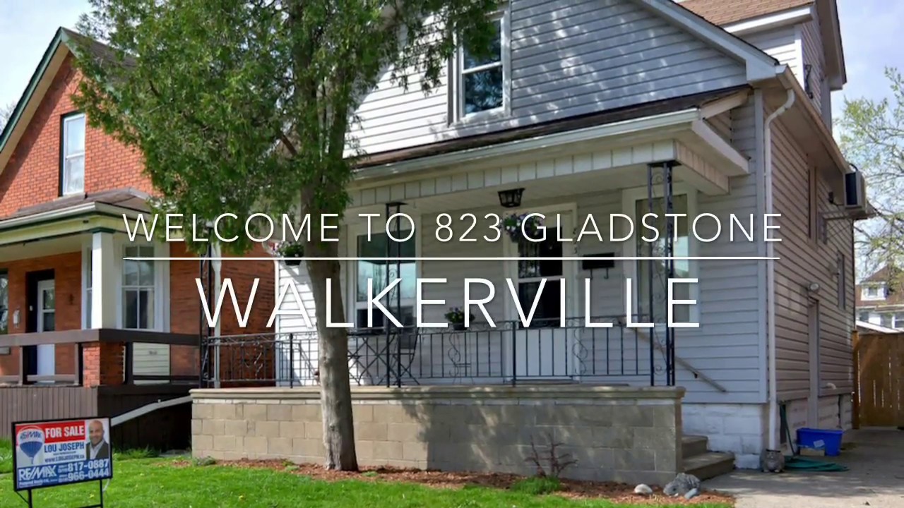 823 Gladstone, Windsor, Ontario Real Estate For Sale (Walkerville