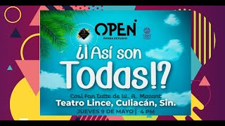 3ra Temporada Cultura Lince UAdeO Open Ópera Estudio "¿Así son Todas?"