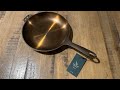 Smithey ironware unboxing the chef skillet no 10  review of smithey restoration service