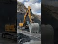 Excavator is tidying up the coal pile (AI) #shorts