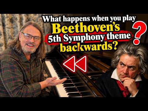 What happens when you play Beethoven's 5th Symphony theme backwards?