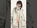 Women's Techwear Hooded Windbreaker Jacket