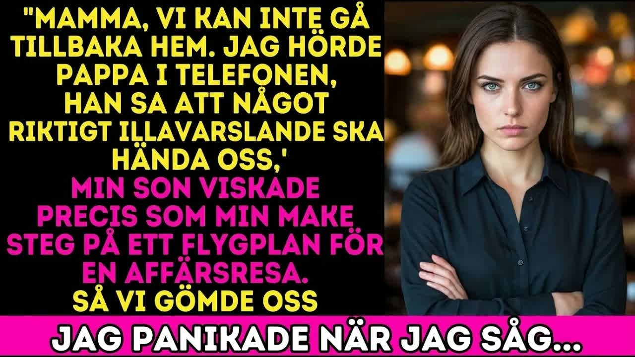 ”Mamma, vi kan inte åka hem. Jag hörde pappa säga att något dåligt skulle hända oss när vi kom tillbaka.” Min tioårige son viskade de orden från baksätet medan min man stod inne på apoteket och...