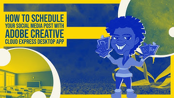 How to schedule you social media post FREE through Adobe Creative Cloud Express