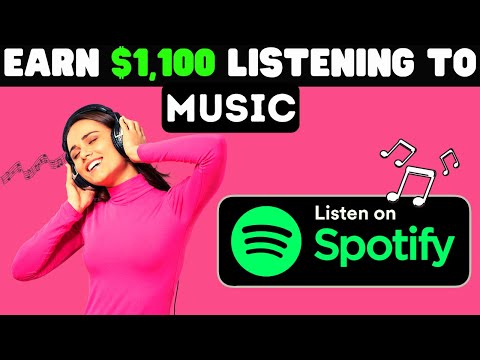 GET PAID $1100+ Listening To Music (EARN Money Online 2022) #makepaypalmoney