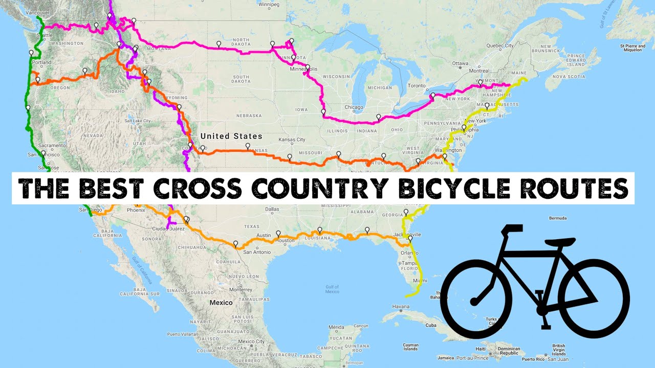 Bicycle Route Across The Usa