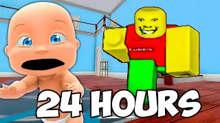 Download Lagu BABY vs WEIRD STRICT DAD for 24 Hours! MP3 Download Lagu BABY vs WEIRD STRICT DAD for 24 Hours! MP3