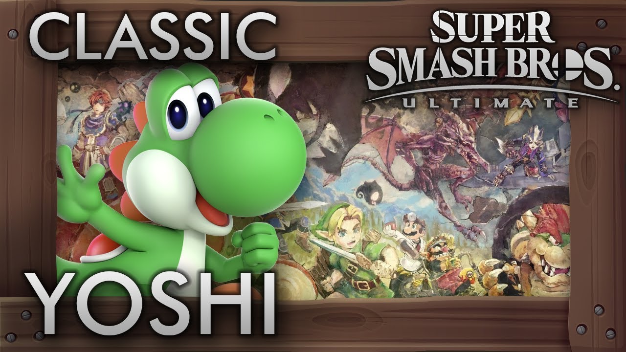 Super Smash Bros. Ultimate: Classic Mode - YOSHI - 9.9 Intensity No Continues