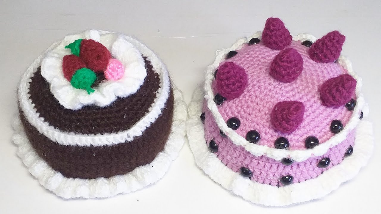 Вяжем🎂Тортик крючком.🎂🎂Амигуруми.
