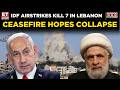 IDF Bombs Lebanon: 7 Killed After Israeli Strikes; Hezbollah Calls Truce Talks 'A Dead End'