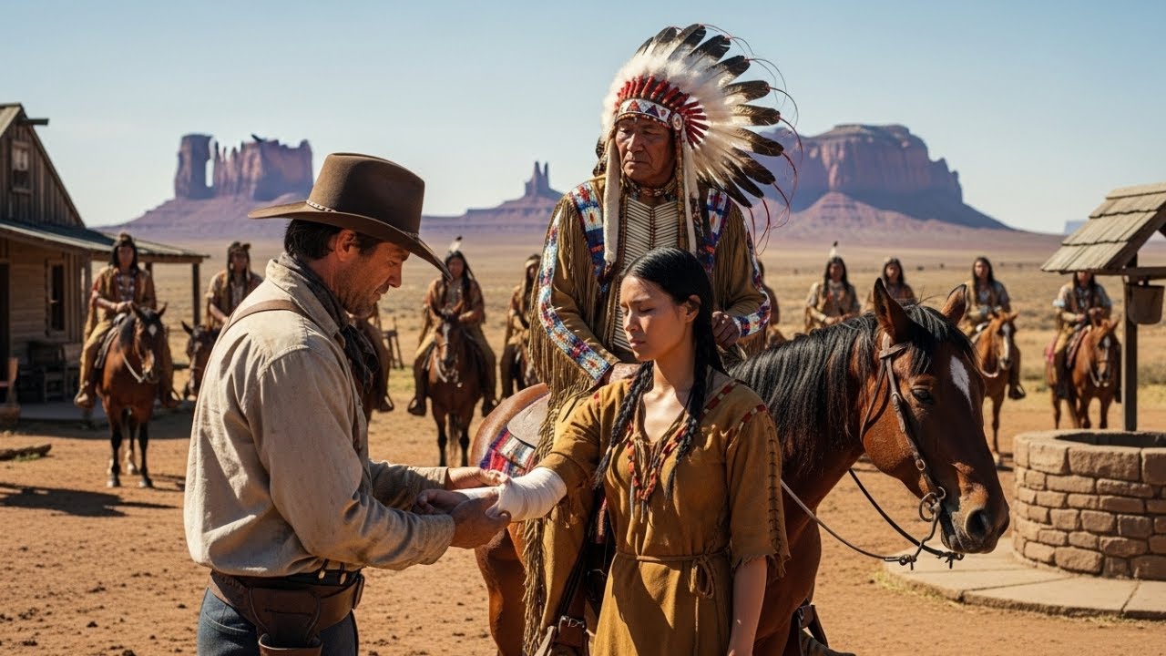 Ο μοναχικός καουμπόι έσωσε ένα κομάντσι κορίτσι και την επόμενη μέρα είχε μια έκπληξη