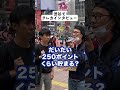 渋谷でクレカインタビュー