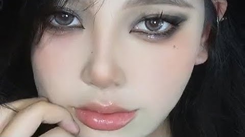 [Makeup Douyin] Hướng dẫn makeup mắt khói cá tính và quyến rũ của tỷ tỷ Douyin |Lilac