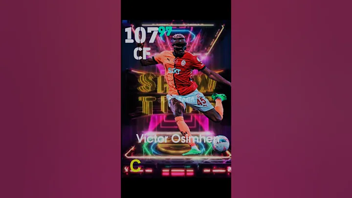 107 Rated Showtime Striker Victor Osimhen Trick 😍 Max level Training 💯 #efootball #shorts #tricks