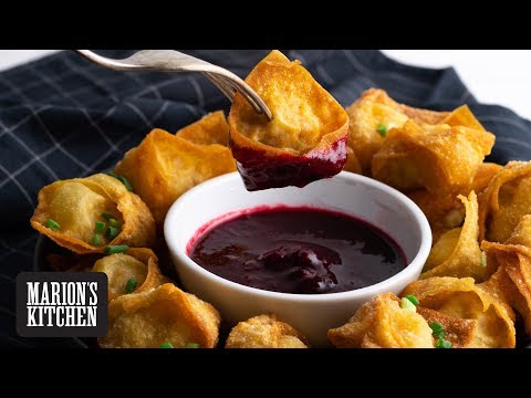 Crispy Pork and Prawn Wontons - Marion's Kitchen