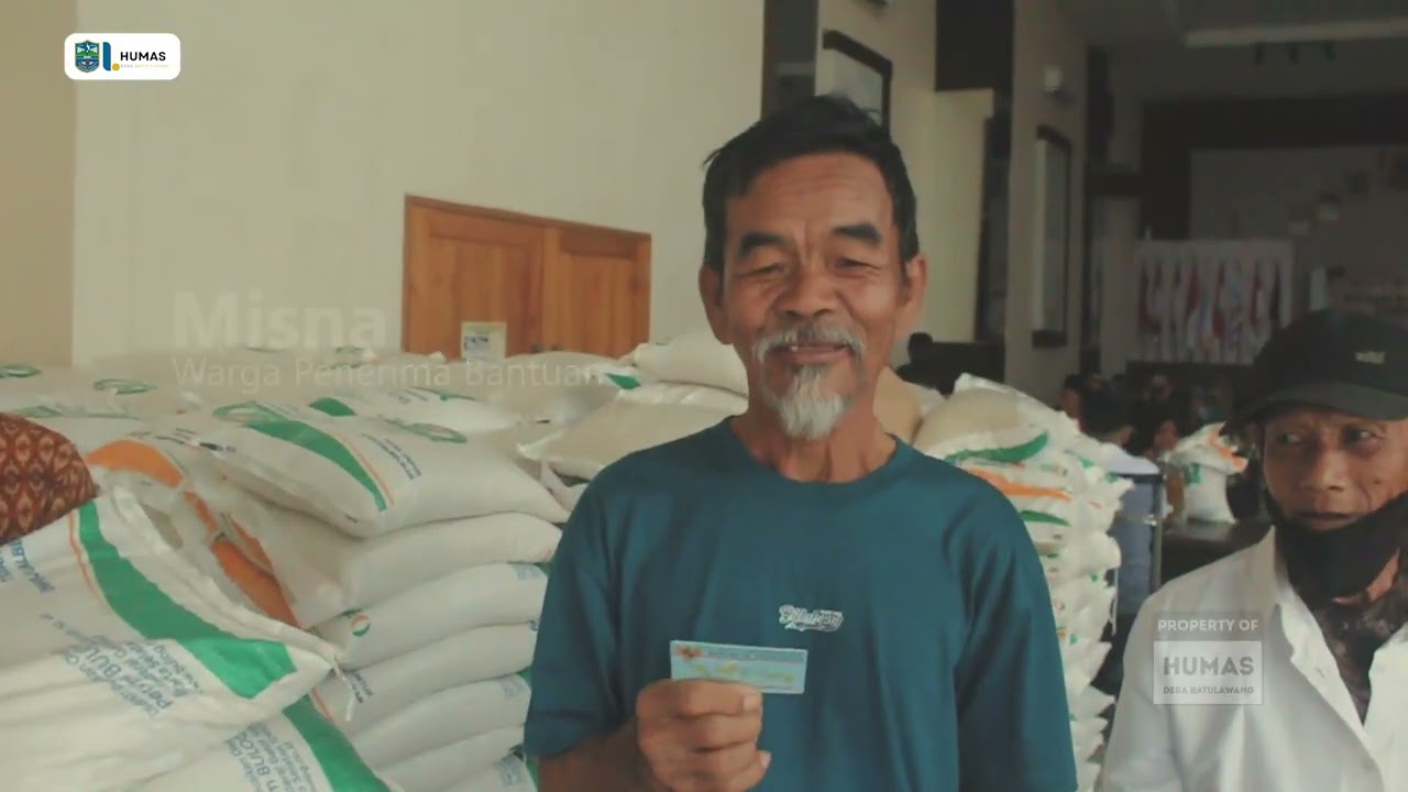 PRESIDEN PRABOWO BERIKAN BANTUAN PANGAN KEPADA 384 MASYARAKAT DESA BATULAWANG | KEMENSOS