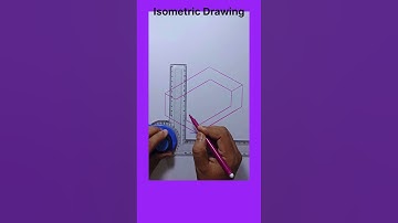 Engineering Drawing Isometric View using Drafter #shorts #engineeringdrawing #drawing #3d
