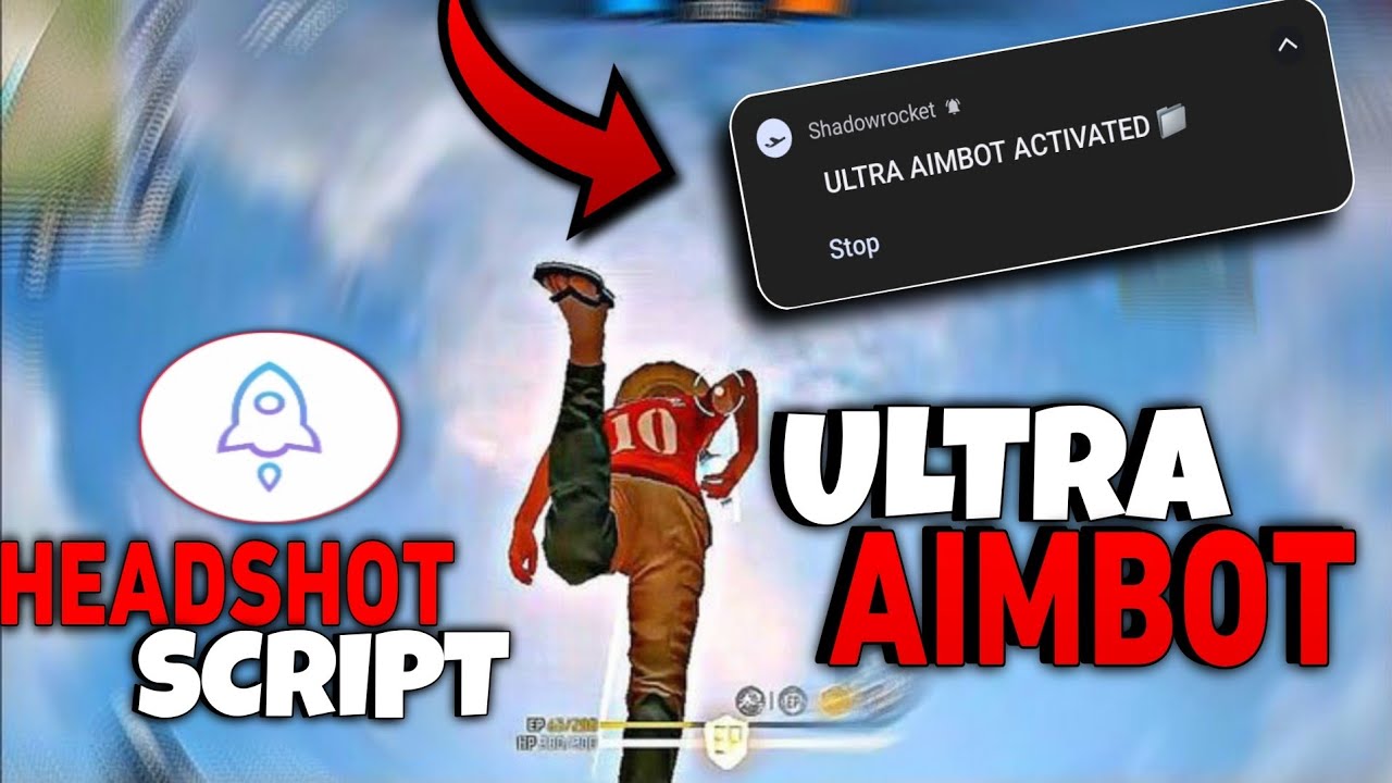 SHADOW ROCKET AIMBOT SCRIPT 📂| Free Fire New Android Macro 📱 Tutorial | New Heeadshot Macro Script 📂