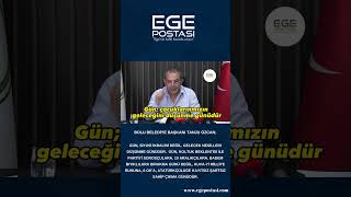 Tanju Özcan Gün, Siyasi Ikbalini Değil, Gelecek Nesilleri Düşünme Günüdür. Gün, Koltuk...