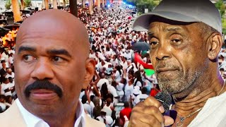 FUNERAL: Steve Harvey Honours Frankie Beverly Ahead After His Death