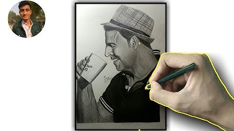 drawing Akshay kumar|pencil sketch|how to draw a face|Akshay kumar  time lapse sketch (sooryavanshi)