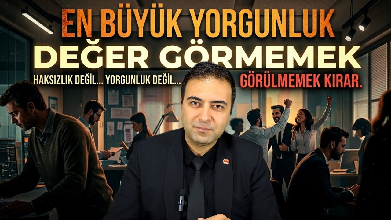 EN BÜYÜK YORGUNLUK DEĞER GÖRMEMEK