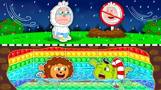 Lion Family USA | Pop It For Sister | Adventures | Family Kids Cartoons