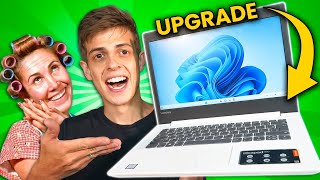 FIZ UM UPGRADE NO PC DA MAMÃE