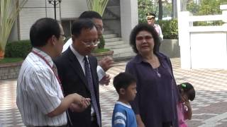 20071029陳水扁video17校長、陳菊、杜正勝部長門口就位